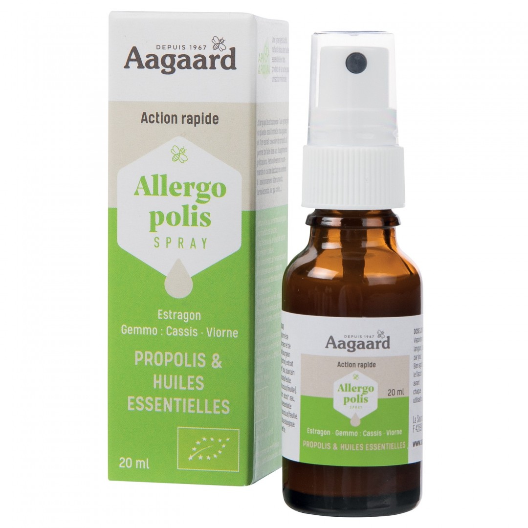 Spray buccal propolis et huiles essentielles pour les allergies